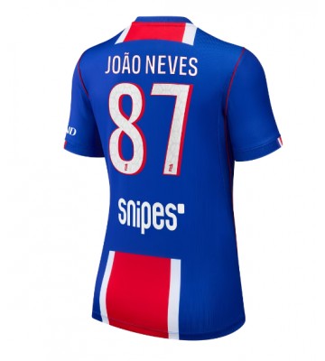 Paris Saint-Germain Joao Neves #87 Hjemmebanetrøje Dame 2026-27 Kortærmet Paris Saint-Germain Joao Neves #87 Hjemmebanetrøje Dame 2026-27 Kortærmet